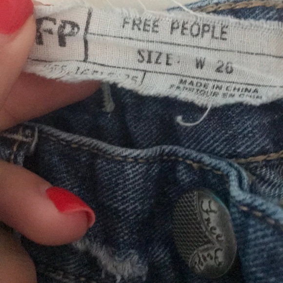 Free People distressed shorts - Picture 3 of 3